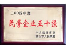 二００四年度民營企業(yè)五十強(qiáng)